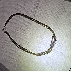 Original Silpada Olive Green Cord Necklace